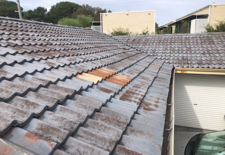 Inspection of tiled roof in Samson WA